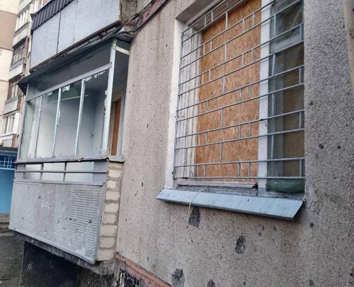 Харківській будинок, пошкоджений обстрілами / фото Харківська міська рада