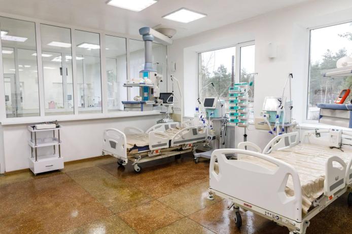 Відновлене реанімаційне відділення у балаклійській лікарні / Фото: ХОВА