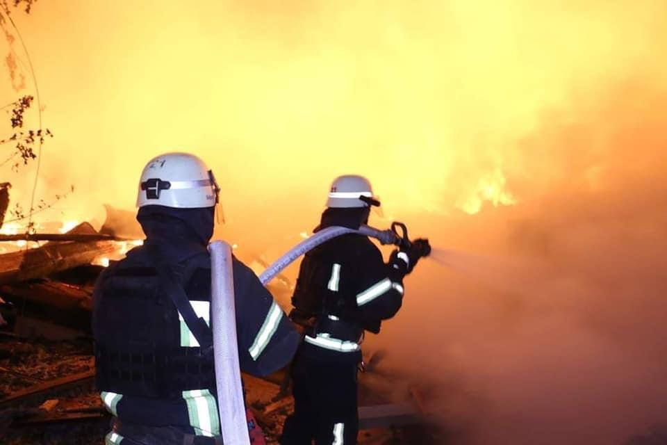 Пожежа у Харківському районі